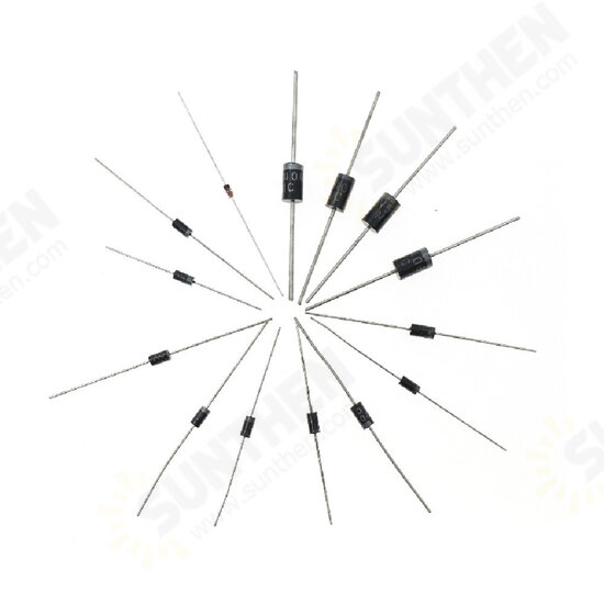 240Pcs 14 Value Diode Rectifier Fast Recovery Schottky Switching Diode Assortment Kit 1N4001 1N4004 1N4007 1N5404 1N5406 1N5408 RL207 240Pcs 14 Value Diode Rectifier Fast Recovery Schottky Switching Diode Assortment Kit 1N4001 1N4004 1N4007 1N5404 1N5406 1N5408 RL207