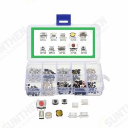 250PCS 10 Values Car Remote Switches SMD Micro Push Button Tact Switch 250PCS 10 Values Car Remote Switches SMD Micro Push Button Tact Switch