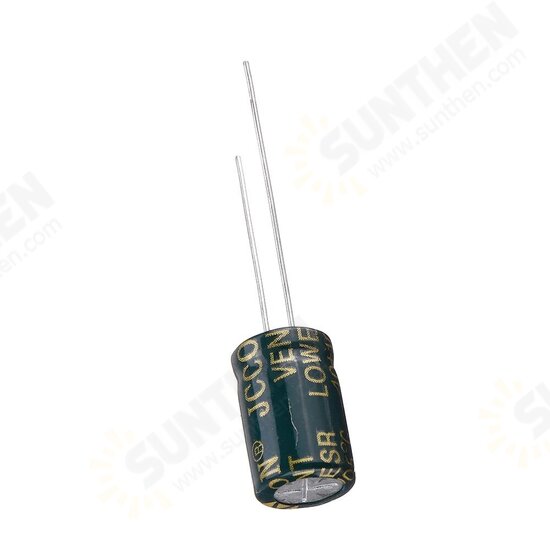 250Pcs 25V 470UF 8 x12MM High Frequency Low ESR Radial Electrolytic Capacitor