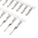 250pcs 2.54mm Dupont Jumper Wire Connector Crimp Male Pins Connect with Female Pin Head Terminal Housing Kit