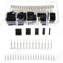 250pcs 2.54mm Dupont Jumper Wire Connector Crimp Male Pins Connect with Female Pin Head Terminal Housing Kit 250pcs 2.54mm Dupont Jumper Wire Connector Crimp Male Pins Connect with Female Pin Head Terminal Housing Kit