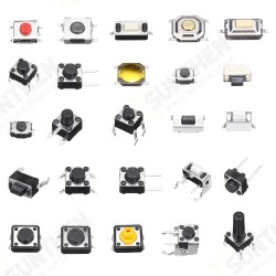 250pcs 25Values Micro Switch Assorted Push Button Tact Switches Reset Mini Leaf Switch SMD DIP 2*4 3*6 4*4 6*6 Diy Kit + Box 250pcs 25Values Micro Switch Assorted Push Button Tact Switches Reset Mini Leaf Switch SMD DIP 2*4 3*6 4*4 6*6 Diy Kit + Box