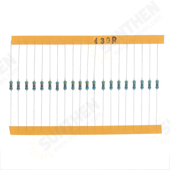 2600pcs 130 Values 1/4W 0.25W 1% Metal Film Resistors Assorted Pack Kit Set Lot Resistors Assortment Kits Fixed Resistor 2600pcs 130 Values 1/4W 0.25W 1% Metal Film Resistors Assorted Pack Kit Set Lot Resistors Assortment Kits Fixed Resistor