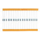 2600pcs 130 Values 1/4W 0.25W 1% Metal Film Resistors Assorted Pack Kit Set Lot Resistors Assortment Kits Fixed Resistor 2600pcs 130 Values 1/4W 0.25W 1% Metal Film Resistors Assorted Pack Kit Set Lot Resistors Assortment Kits Fixed Resistor