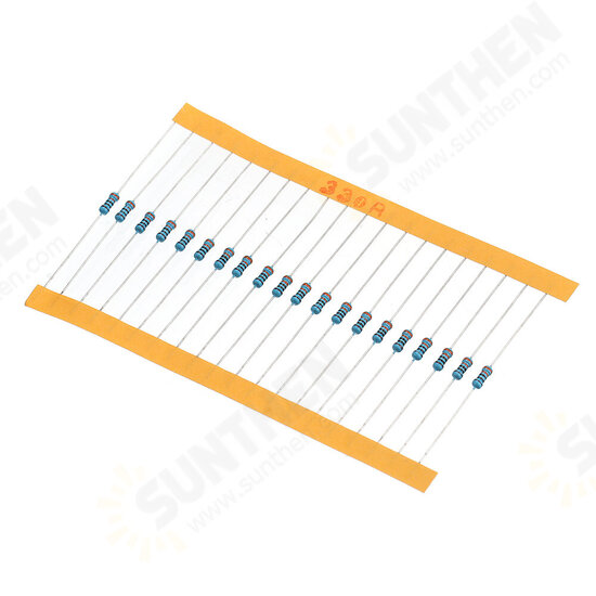 2600pcs 130 Values 1/4W 0.25W 1% Metal Film Resistors Assorted Pack Kit Set Lot Resistors Assortment Kits Fixed Resistor 2600pcs 130 Values 1/4W 0.25W 1% Metal Film Resistors Assorted Pack Kit Set Lot Resistors Assortment Kits Fixed Resistor