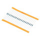 2600pcs 130 Values 1/4W 0.25W 1% Metal Film Resistors Assorted Pack Kit Set Lot Resistors Assortment Kits Fixed Resistor 2600pcs 130 Values 1/4W 0.25W 1% Metal Film Resistors Assorted Pack Kit Set Lot Resistors Assortment Kits Fixed Resistor