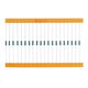 2600pcs 1/4W 1 Tolerance 130 Values Metal Film Resistors Assortment Kit Set 1R ohm-3M ohm for DIY Project Experiments 2600pcs 1/4W 1 Tolerance 130 Values Metal Film Resistors Assortment Kit Set 1R ohm-3M ohm for DIY Project Experiments