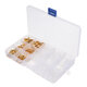 270pcs 2.8/4.8/6.3mm Golden Bare End Plug Spring Cold-Press Insulated Terminal Block Wire&Cable Connector Spade Terminal Kit Box 270pcs 2.8/4.8/6.3mm Golden Bare End Plug Spring Cold-Press Insulated Terminal Block Wire&Cable Connector Spade Terminal Kit Box