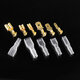 270pcs 2.8/4.8/6.3mm Golden Bare End Plug Spring Cold-Press Insulated Terminal Block Wire&Cable Connector Spade Terminal Kit Box 270pcs 2.8/4.8/6.3mm Golden Bare End Plug Spring Cold-Press Insulated Terminal Block Wire&Cable Connector Spade Terminal Kit Box