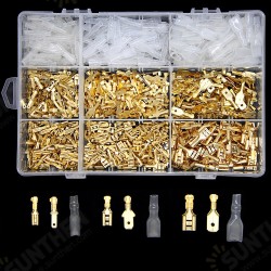 2.8/4.8/6.3mm Crimp Terminals Electrical Insulated Female Male Wire Connector Spade Connectors Terminals Kit 2.8/4.8/6.3mm Crimp Terminals Electrical Insulated Female Male Wire Connector Spade Connectors Terminals Kit