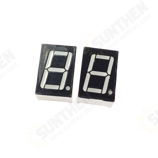 2Pcs 5161BS 0.56 inch LED Digital Tube One-digit Common Anode Bright Red Light