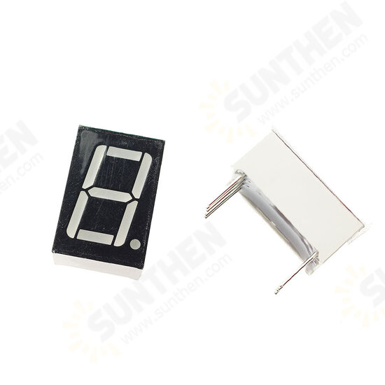 2Pcs 5161BS 0.56 inch LED Digital Tube One-digit Common Anode Bright Red Light