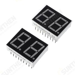 2Pcs SH5261AS-14.13 0.56 inch LED Digital Tube Two-digit Common Cathode Bright Red Light 2Pcs SH5261AS-14.13 0.56 inch LED Digital Tube Two-digit Common Cathode Bright Red Light