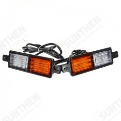 2pcs DC 10-30V Universal Truck Trailer Bull Bar Front LED Indicator Park Lamp LED Warning Light 2pcs DC 10-30V Universal Truck Trailer Bull Bar Front LED Indicator Park Lamp LED Warning Light