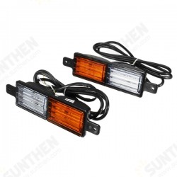 2pcs DC 10-30V Universal Truck Trailer Bull Bar Front LED Indicator Park Lamp LED Warning Light 2pcs DC 10-30V Universal Truck Trailer Bull Bar Front LED Indicator Park Lamp LED Warning Light