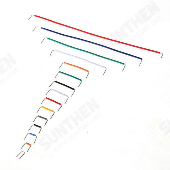 3 x 140pcs U Shape Solderless Breadboard Jumper Cable Dupont Wire Shield