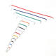 3 x 140pcs U Shape Solderless Breadboard Jumper Cable Dupont Wire Shield