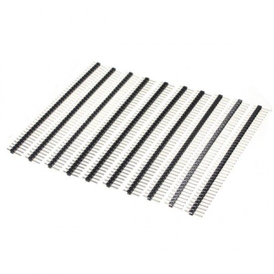 30 Pcs 40 Pin 2.54mm Single Row Male Pin Header Strip For Prototype Shield DIY