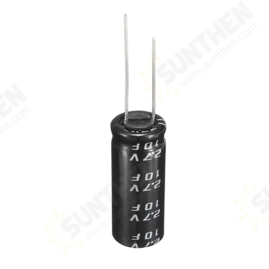 30PCS 2.7V 10F Cylindrical Ultra Super Farad Capacitor High Power Capacitance Supercap 10 x 26mm 30PCS 2.7V 10F Cylindrical Ultra Super Farad Capacitor High Power Capacitance Supercap 10 x 26mm