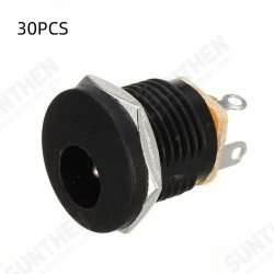 30PCS DC-022 5.5-2.1mm Round Hole Screw Nut DC Power Socket ROHS Internal Diameter 5.5mm 30PCS DC-022 5.5-2.1mm Round Hole Screw Nut DC Power Socket ROHS Internal Diameter 5.5mm