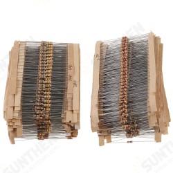 3120pcs 156 Values 1 -10M Ohm 1/4W 5% Carbon Film Resistors Assortment Kit Electronic Components 3120pcs 156 Values 1 -10M Ohm 1/4W 5% Carbon Film Resistors Assortment Kit Electronic Components