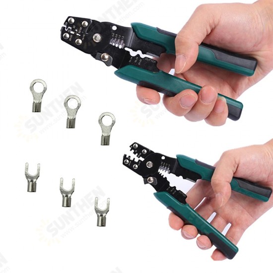 320PCS Crimp Terminal and Pliers Set 10 in 1 U Shaped O Shaped Cold Pressed Terminal Set Wire Connector Splicing Terminal Kit 320PCS Crimp Terminal and Pliers Set 10 in 1 U Shaped O Shaped Cold Pressed Terminal Set Wire Connector Splicing Terminal Kit