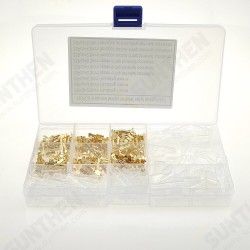 340PCS/Box Spring Insert Male and Female Terminal Copper Plug Terminal + Transparent Sheath Car and Motorcycle Accessories 340PCS/Box Spring Insert Male and Female Terminal Copper Plug Terminal + Transparent Sheath Car and Motorcycle Accessories