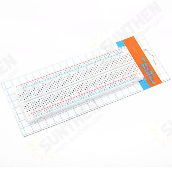 3Pcs MB102 Test Developer DIY 830 Hole Solderless PCB Breadboard 3Pcs MB102 Test Developer DIY 830 Hole Solderless PCB Breadboard