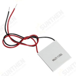 3Pcs TEC1-12706 40x40mm Thermoelectric Cooler Peltier Plate 12V 60W 3Pcs TEC1-12706 40x40mm Thermoelectric Cooler Peltier Plate 12V 60W