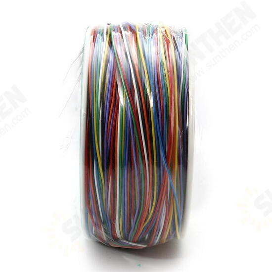 3pcs 0.55mm 8 Color Circuit Board Single-Core Tinned Copper Electronic Wire Jumper Cable Dupont Wire