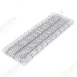 3pcs MB-102 MB102 Transparent Breadboard 830 Point Solderless PCB Bread Board Test Develop DIY 3pcs MB-102 MB102 Transparent Breadboard 830 Point Solderless PCB Bread Board Test Develop DIY