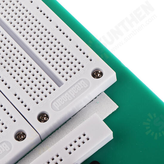 4 In 1 700 Position Point SYB-500 Tiepoint PCB Solderless Bread Board Breadboard WAVGAT 4 In 1 700 Position Point SYB-500 Tiepoint PCB Solderless Bread Board Breadboard WAVGAT