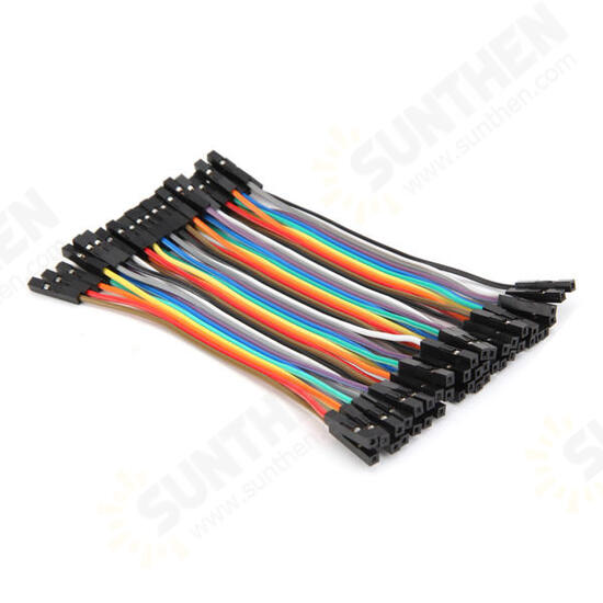 400pcs 10cm Female To Female Jumper Cable Dupont Wire For