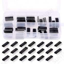 20 Different Types 74HCxx and 74LSxx Series L0gic IC Assortment Kit with Container Low-Power Schottky L0gic IC Series Shift Output Registers IC chip 20 Different Types 74HCxx and 74LSxx Series L0gic IC Assortment Kit with Container Low-Power Schottky L0gic IC Series Shift Output Registers IC chip