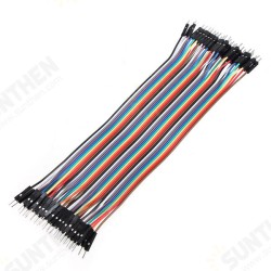 40pcs 20cm Male To Male Color Breadboard Cable Jumper Cable Dupont Wire 40pcs 20cm Male To Male Color Breadboard Cable Jumper Cable Dupont Wire