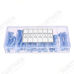 42Pcs M4*32-M6*65 Expansion Bolt Gypsum Board Expansion Screw Combination Kit 42Pcs M4*32-M6*65 Expansion Bolt Gypsum Board Expansion Screw Combination Kit
