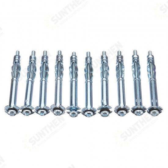 42Pcs M4*32-M6*65 Expansion Bolt Gypsum Board Expansion Screw Combination Kit