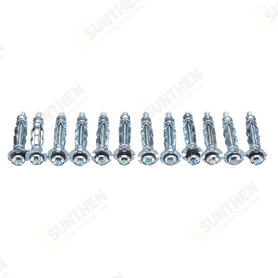 42Pcs M4*32-M6*65 Expansion Bolt Gypsum Board Expansion Screw Combination Kit
