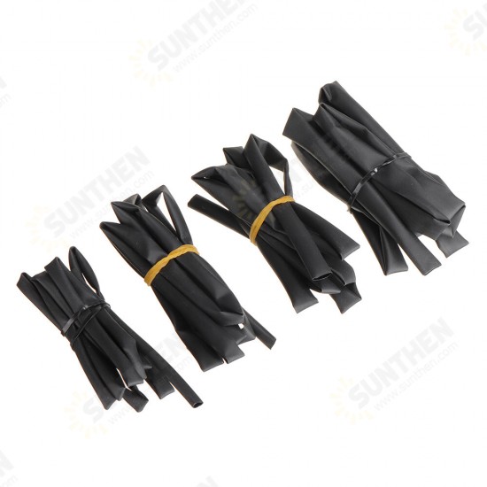 4Pcs 3mm 4mm 5mm 6mm Heat Shrinkable Tube Suit with Bag