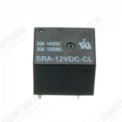 5 Pin Relay 12V DC 20A Coil Power Relay SRA-12VDC-CL 5 Pin Relay 12V DC 20A Coil Power Relay SRA-12VDC-CL