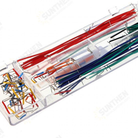 5 x 140pcs U Shape Solderless Breadboard Jumper Cable Dupont Wire Shield 5 x 140pcs U Shape Solderless Breadboard Jumper Cable Dupont Wire Shield