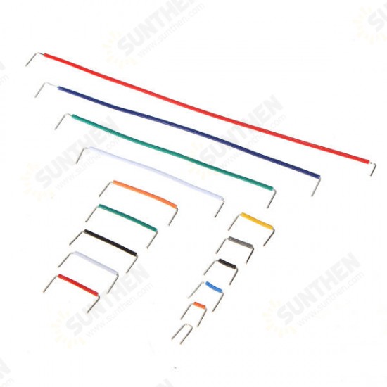 5 x 140pcs U Shape Solderless Breadboard Jumper Cable Dupont Wire Shield 5 x 140pcs U Shape Solderless Breadboard Jumper Cable Dupont Wire Shield