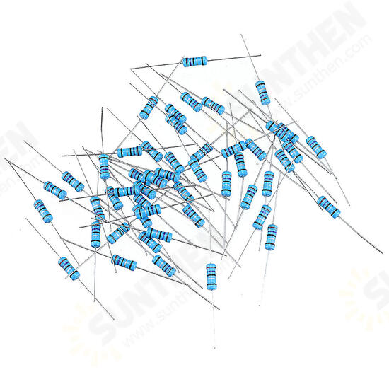 50Pcs 1W Metal Film Resistor 1% 2.7R 2.7 Ohm