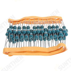 50Pcs 1W Metal Film Resistor 1% 390R 390 Ohm 50Pcs 1W Metal Film Resistor 1% 390R 390 Ohm