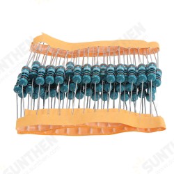 50Pcs 1W Metal Film Resistor 1% 390R 390 Ohm 50Pcs 1W Metal Film Resistor 1% 390R 390 Ohm