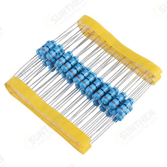 50Pcs 1W Metal Film Resistor 1% 3.9R 3.9 Ohm