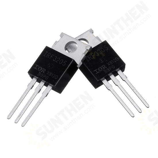 50Pcs IRF3205 IRF3205PBF MOSFET MOSFT 55V 98A 8mOhm 97.3nC TO-220 Transistor