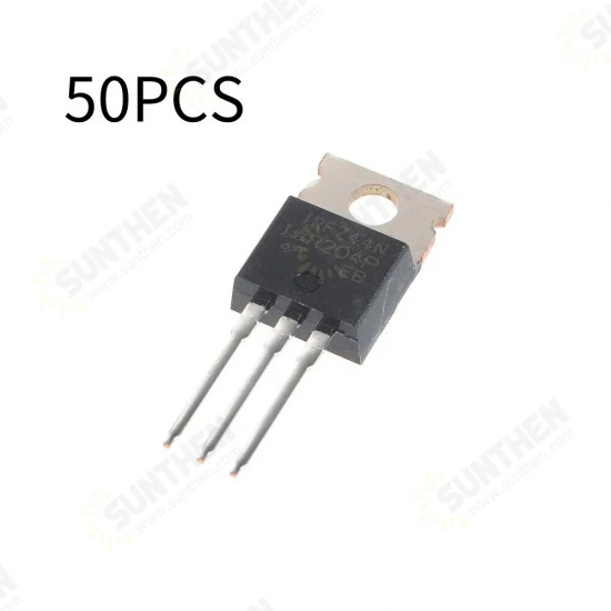 50Pcs IRFZ44N Transistor N-Channel Rectifier Power Mosfet