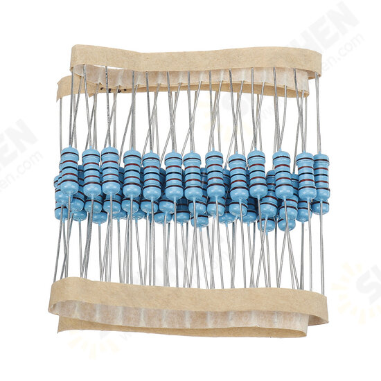 50pcs 1W 12000 Metal Film Resistor Resistance 1% 12K Ohm Resistor