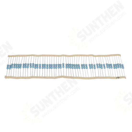 50pcs 1W 12000 Metal Film Resistor Resistance 1% 12K Ohm Resistor